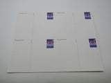 USPS Scott UX279 20c Love Swans Sheet of 4 Mint Never Hinged/MNH Postal Card -- New