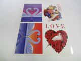 USPS Scott UX279 20c Love Swans Sheet of 4 Mint Never Hinged/MNH Postal Card -- New