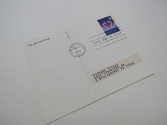 USPS Scott UX279 20c Love Swans First Day of Issue Postal Card -- New