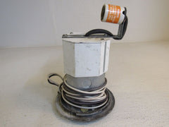 Hubbell/Sterner Light Fixture Base S68 HPS 50W HM42 Brown/White NRG-501-HL -- Used