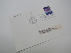 USPS Scott UX279 20c Love Swans First Day of Issue Postal Card -- New