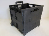 Standard Fold Out Rolling Storage Container 17-in x 15-in x 16-in -- Used