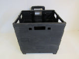 Standard Fold Out Rolling Storage Container 17-in x 15-in x 16-in -- Used