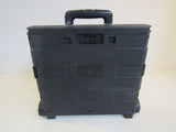 Standard Fold Out Rolling Storage Container 17-in x 15-in x 16-in -- Used