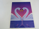 USPS Scott UX279 20c Love Swans First Day of Issue Postal Card -- New