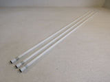 Professional Threaded Rod Electrical Fixture Mounting Lot of 3 White Metal -- Used