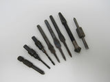 Professional Assortment Of 8 Drill Bits Vintage -- Used