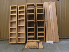 Custom Made Pantry Storage Spice Racks Maple Set of 4