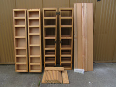 Custom Made Pantry Storage Spice Racks Maple Set of 4