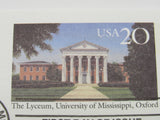USPS Scott UX290 20c The Lyceum University Of Mississippi First Day of Issue -- New