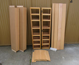 Custom Made Pantry Storage Spice Racks Maple Set of 4