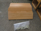 Custom Made Pantry Storage Spice Racks Maple Set of 4
