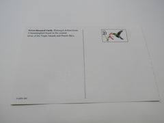 USPS Scott UX294 20c Green Throated Carib Humming Bird Postal Card -- New