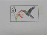 USPS Scott UX294 20c Green Throated Carib Humming Bird Postal Card -- New