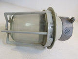 Keene Stonco Caged Outdoor Light Fixture 11in x 8in x 8in 46.093 Metal Glass -- Used