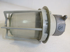 Keene Stonco Caged Outdoor Light Fixture 11in x 8in x 8in 46.093 Metal Glass -- Used