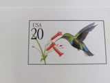 USPS Scott UX294 20c Green Throated Carib Humming Bird Postal Card -- New