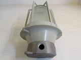 Keene Stonco Caged Outdoor Light Fixture 11in x 8in x 8in 46.093 Metal Glass -- Used