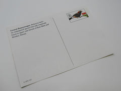 USPS Scott UX295 20c Crested Honeycreeper Postal Card Tropical Birds -- New