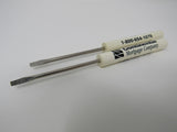 Professional 2 Flathead Slotted Pocket Clip Screwdrivers 5-1/2-in Vintage -- Used