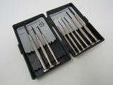 Synthesize 9 Piece Precision Screwdriver Set With Case Phillips Slotted Vintage -- Used