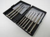 Synthesize 9 Piece Precision Screwdriver Set With Case Phillips Slotted Vintage -- Used