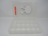 Standard Compartment Container 11in x 7.25in x 2in 17 Sections Plastic -- Used