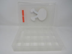 Standard Compartment Container 11in x 7.25in x 2in 17 Sections Plastic -- Used