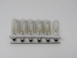 Philips 15W Tubular Incandescent Bulb T6 6 Count Clear 7BS610-P -- New