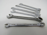 Name Brand Set of 6 Box End Open End Wrenches 5/32-in to 5/16-in Vintage -- Used