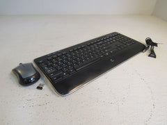 Logitech Wireless Keyboard and Mouse Combo Black K520 M310 -- Used