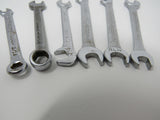 Name Brand Set of 6 Box End Open End Wrenches 5/32-in to 5/16-in Vintage -- Used