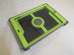 Standard iPad Air Hard Case 10.5in x 8in x 1.5in Gray/Green Plastic -- Used