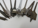 Professional Lot of 11 Spade Drill Bits 1-3/4-in to 3/8-in Vintage -- Used