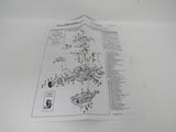 Standard Motor Products Inc Carburetor Fuel Injection Repair Kit 1258 -- New