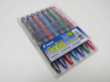 Pilot Frixion Ball Clicker Pens Fine 0.7-mm Gel Roller 7 Assorted Colors -- New