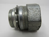Standard Threaded Conduit Fittings With Locknut 1-in 1-1/4-in Zinc Galvanized -- New