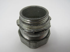 Standard Threaded Conduit Fittings With Locknut 1-in 1-1/4-in Zinc Galvanized -- New