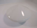 Unbranded/Generic Vintage Cone Shaped Light Fixture Cover 14in Frosted Glass -- Used