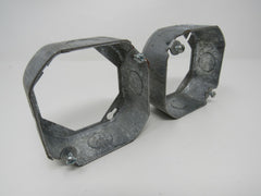 Standard Electrical Outlet Box Double Gang Lot of 2 3-1/2-in x 3-1/2-in x 2-in -- New