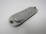Crouse-Hinds Conduit Body Cover 3/4-in 290 Zinc Galvanized -- Used