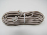 Standard Phone Cord Cable RJ-11 25 ft -- New