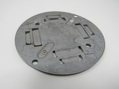Wiremold Round Junction Box 1500 Series Raceway Mounting Plate 5in 1542D Steel -- Used
