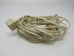 Standard Phone Cable 2 Port Splitter With Cable 25 ft RJ 11 -- Used