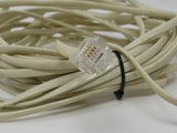 Standard Phone Cable 2 Port Splitter With Cable 25 ft RJ 11 -- Used