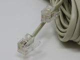 Tiger Cable Phone Cord Cable RJ-11 24 ft -- New