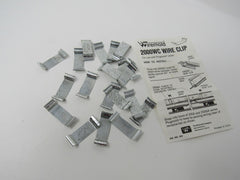 Wiremold Wire Clip For Plugmold 2000 Lot of 20 2000WC Metal -- New