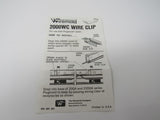Wiremold Wire Clip For Plugmold 2000 Lot of 20 2000WC Metal -- New