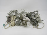 Standard Assorted Phone Cords Cables RJ-11 Lot of 10 -- Used