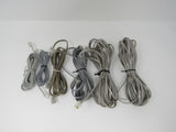 Standard Assorted Phone Cords Cables RJ-11 Lot of 6 -- Used